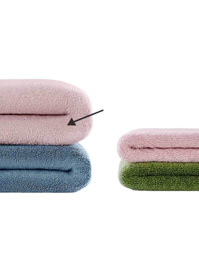 Uchino Soft 800G Thick Bath Towel, Absorbent, For Home Use, Couple'S Style, Large Towel, Grapefruit Pink + Laundry Bag - Image 2