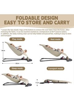Occuwzz Baby Bouncers for Infants Comfortable and Soothing Bouncer for Babies  - Image 3