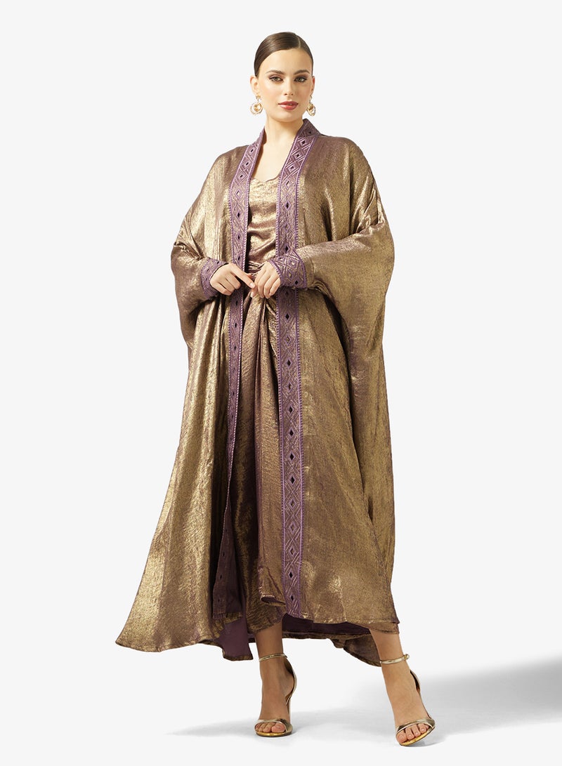 Threadz by Ajooni Draped Skirt With Jacket - Image 1