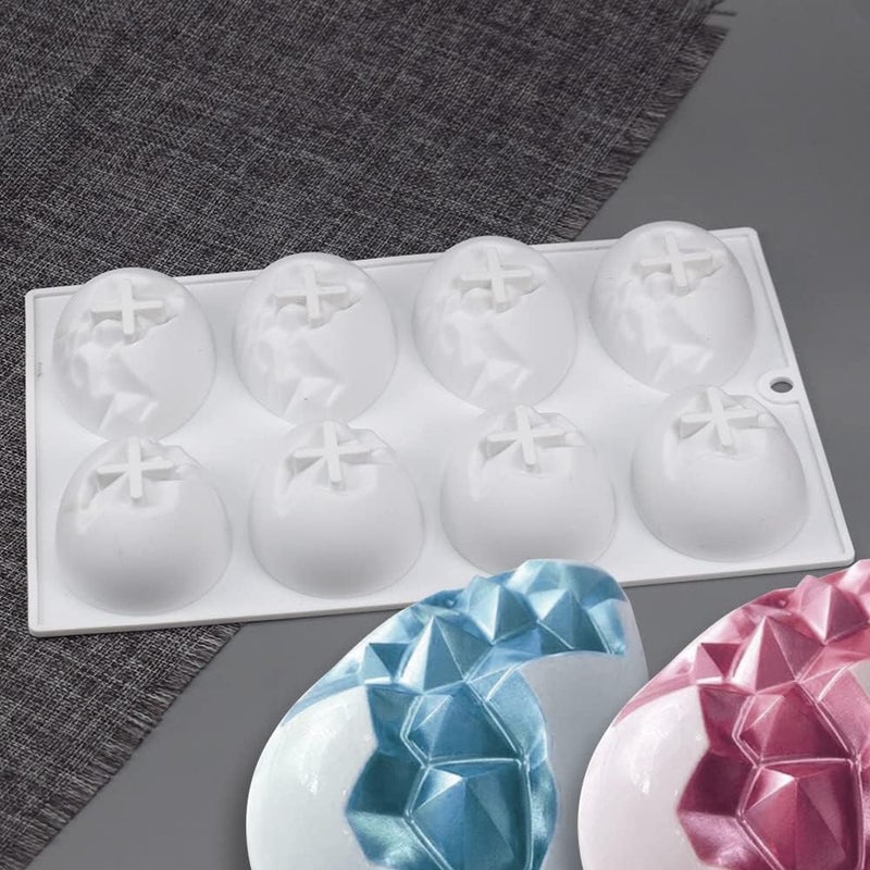 mostsom Silicone Egg Molds for Chocolate - Easter Party Chocolate Fondant Candy Jelly Dome Mousse Cake Topper Making - Image 5