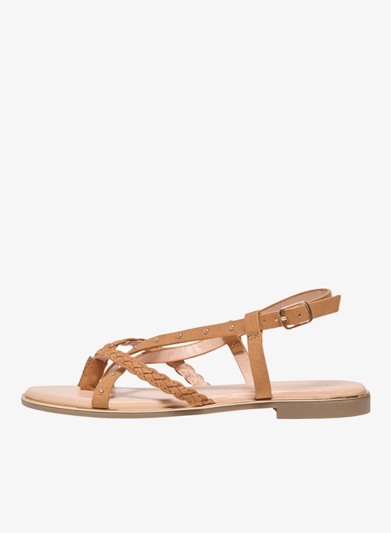ONLY Criss-Cross Flat Sandals - Image 1