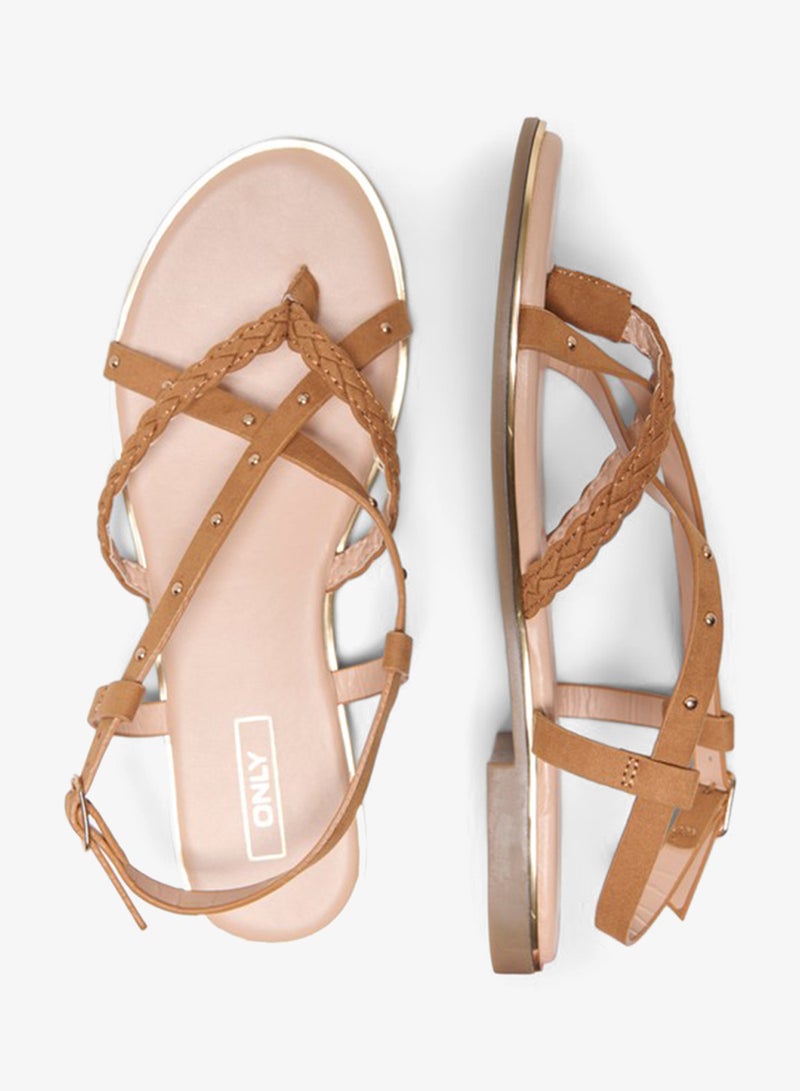 ONLY Criss-Cross Flat Sandals - Image 4