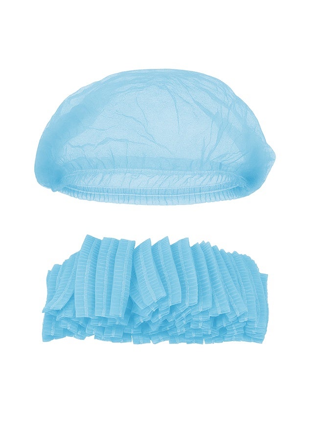 قبعة شعر منتفخة - عبوة زرقاء للاستخدام مرة واحدة تحتوي على 100 قطعة - Image 2