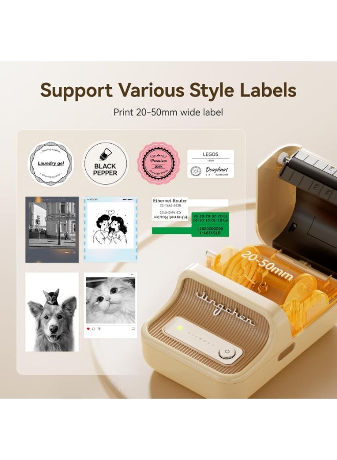 NIIMBOT B21 Pro Labeling Machine, HD 300DPI Label Printer, with Large Waterproof Self-Adhesive Labels for Photos, Home, Office and Business - Image 3