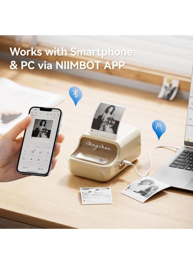 NIIMBOT B21 Pro Labeling Machine, HD 300DPI Label Printer, with Large Waterproof Self-Adhesive Labels for Photos, Home, Office and Business - Image 5