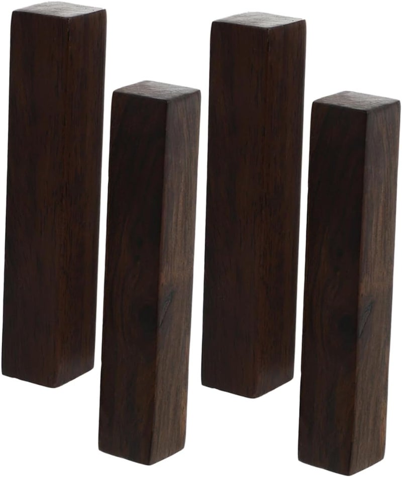 POPETPOP 4Pcs Wooden Paperweight Smooth Edges Durable Calligraphy Weight for Chinese Writing Decorative Craft for Artists and Calligraphy Enthusiasts - Image 1