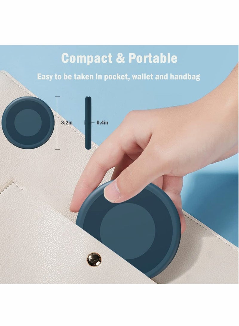 KASTWAVE USB Cable Conversion Storage Box,Multi-type Charging Cable Converter, Micro DataTransfer Tool Contains SIM Card Slot Tray Eject Pin,also used as a Phone Holder (Midnight Blue) Visit the KASTWAVE Store - Image 5