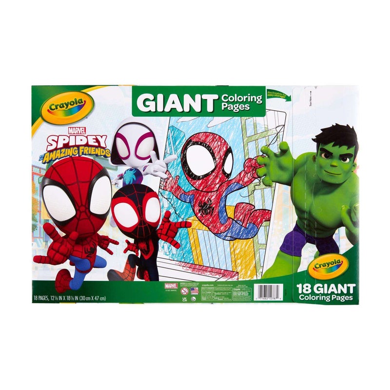 Crayola 18 Giant Coloring Pages Spidey & His Amazing Friends - Image 4