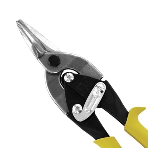 Midwest Snips MIDWEST Aviation Snip - Straight Cut Regular Tin Cutting Shears with Forged Blade & KUSH'N-POWER Comfort Grips - MWT-6716S - Image 2