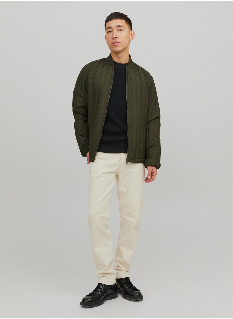 JACK & JONES - Zip Through Bomber Jacket - Image 1
