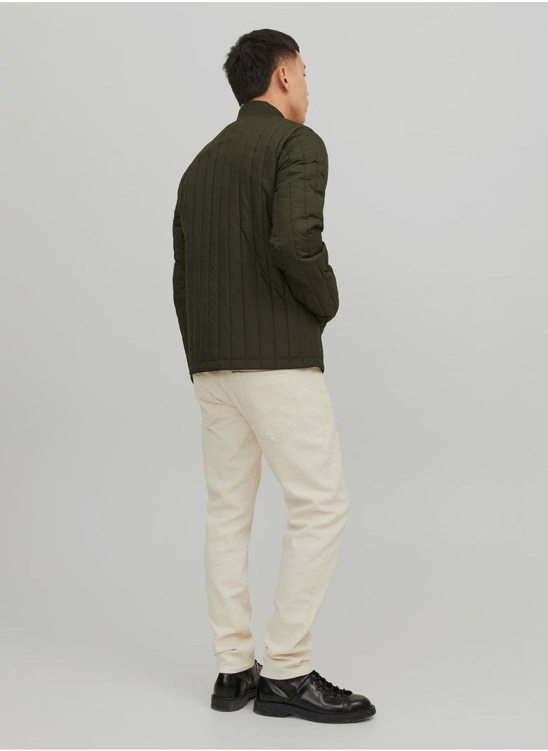 JACK & JONES - Zip Through Bomber Jacket - Image 1