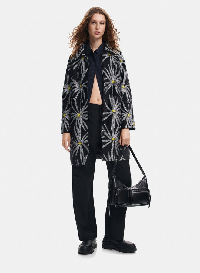 DESIGUAL Daisy print coat  - Image 1