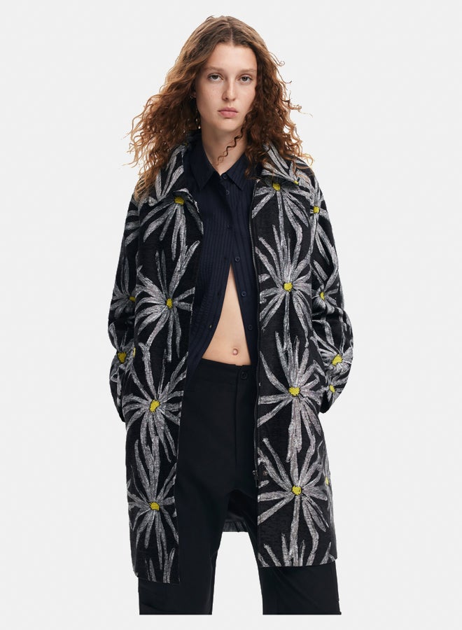 DESIGUAL Daisy print coat  - Image 2