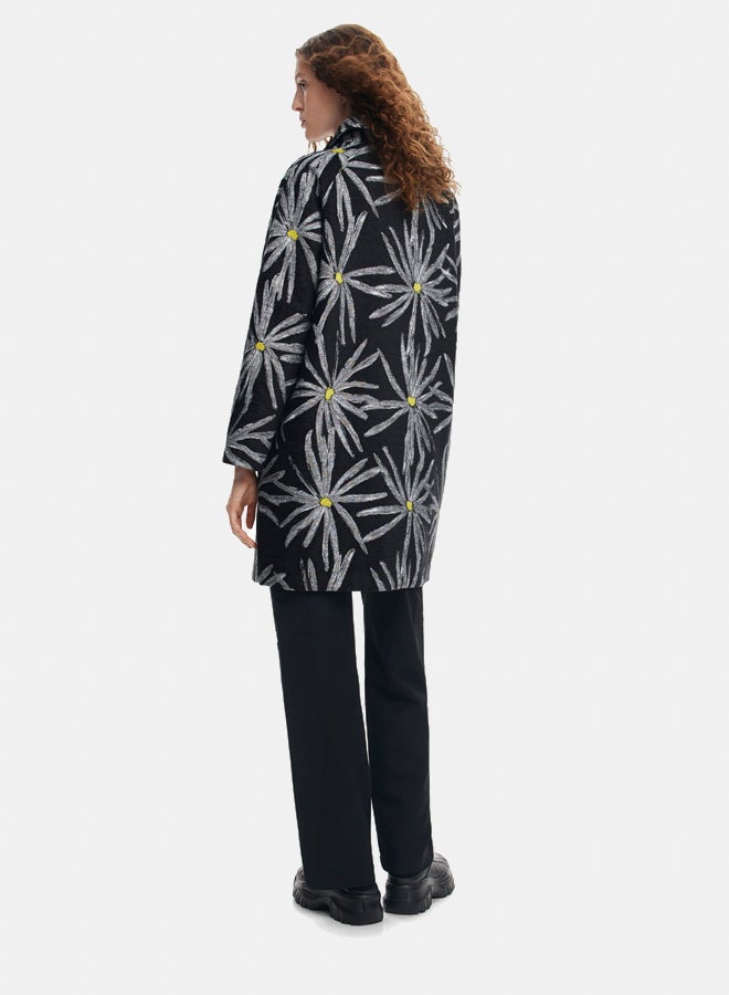 DESIGUAL Daisy print coat  - Image 5