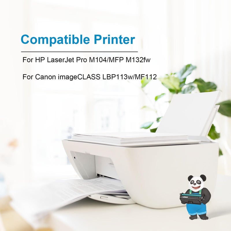 ASTA أربع قطع CF219A وحدة الأسطوانة المتوافقة 19A العالمية CRG-049D لطابعات HP Canon LaserJet Pro M104 MFP M132fW imageCLASS LBP113W MF112 C F 219 19 A CRG 049 D مستهلك بديل - Image 2