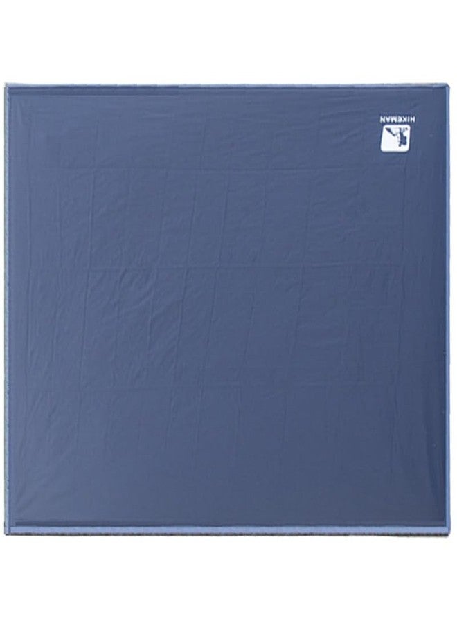 Bringsine Bringsine Waterproof Camping Tent Tarp-95"x83",4 in 1 Multifunctional Tent Mat Footprint for Camping,Hiking and Picnic,Ultralight & Foldable+Tent Stakes (Black, 71" x 83") - Image 1