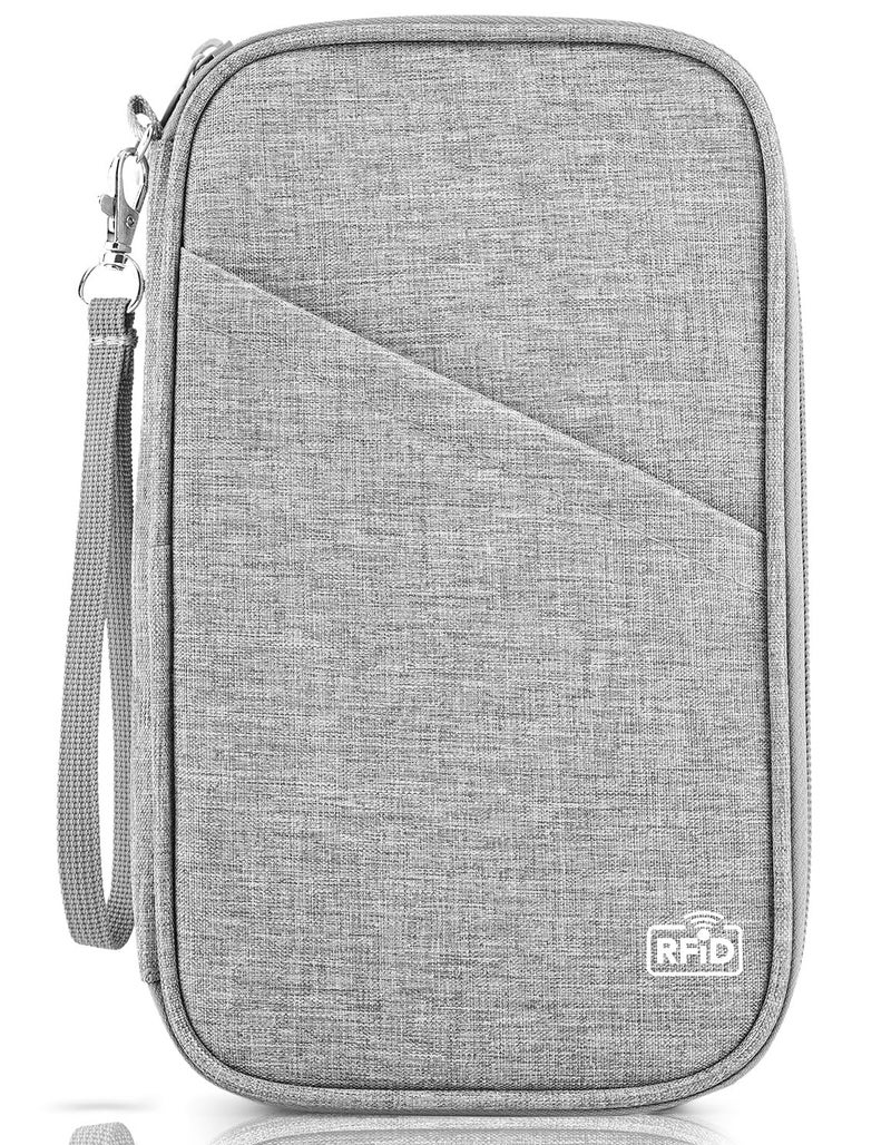 TOPBAG Passport Holder Family, Women Rfid Blocking Passport Wallet, Travel Essentials Premium Wallets, Waterproof Passport Holders Bag for Men Traveling, Travel Document Organizer Credit Cards Case - Image 1