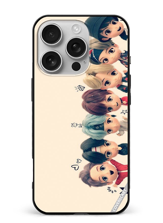 COVERSCART Protective Case Cover For Apple iPhone 16 Pro Max Bts Design Multicolour