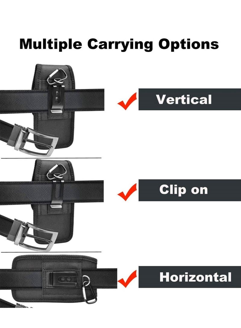 Durable Waterproof Nylon Phone Bag Holder Belt Case with Loop Clip Pouch Waist Bag for iPhone Protection - Image 2