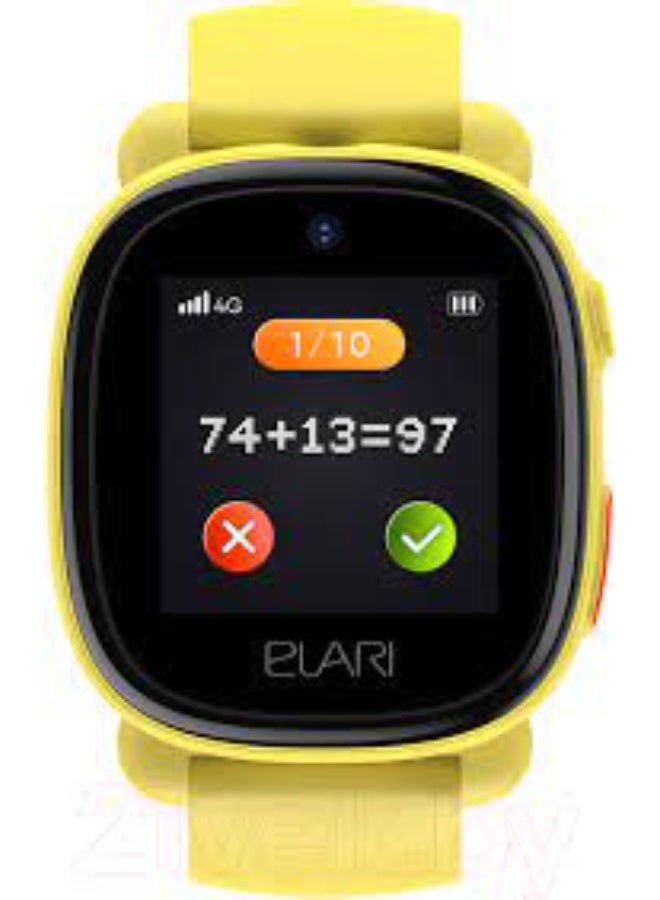 إيلاري ساعة Elari KidPhone 4G Lite الذكية للأطفال مزودة بنظام تحديد المواقع العالمي (GPS) ومكالمات الفيديو - Image 2