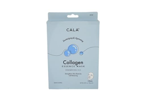 Cala Collagen essence facial mask sheets 5 count, 5 Count - Image 1