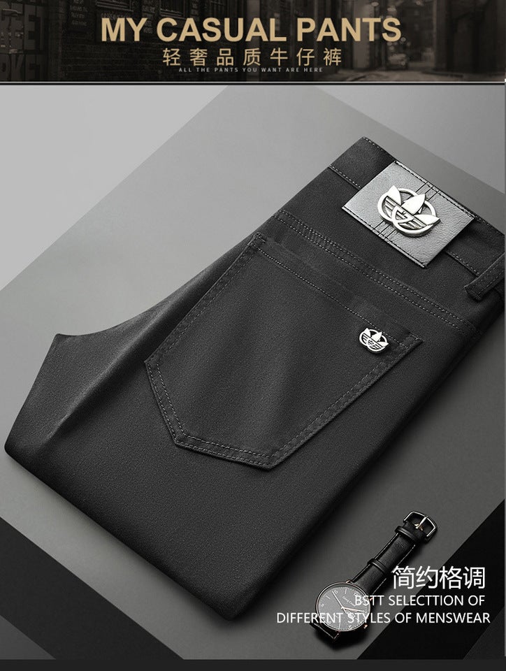 Unisex Classic Denim Jeans Loose Fit Daily Outdoor Wear - Image 5