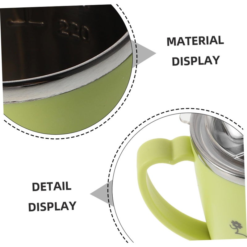 Reusable Feeding Cup with Lid for Elderly Liquid or Soup Nursing Tool Clean Easy - Image 4