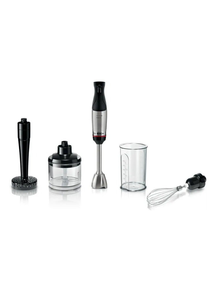 BOSCH Series 6, Hand blender, ErgoMaster, 1000 W, Stainless steel MSM6M623 MSM6M623 silver - Image 1
