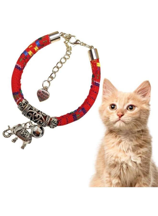 سايج سكوير قلادة قطة أنيقة مع قلادة أنيقة لحيوانك الأليف المهتم بالموضة، قلادة عتيقة لإضفاء لمسة من الأناقة والسحر العتيق، إكسسوارات عصرية ومظهر عصري (متوسط) - Image 1