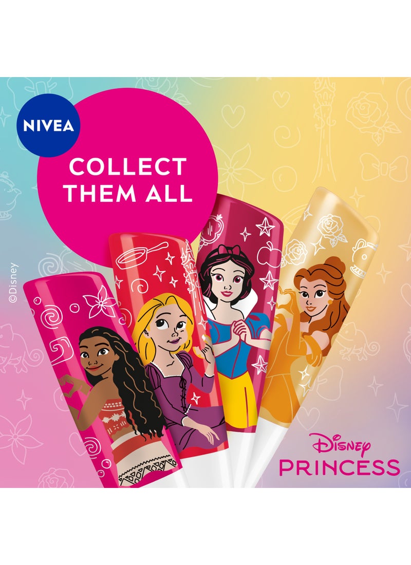 Labello Disney Princess Rapunzel Lip Balm For Kids Wild Cranberry Flavor 4.8g - Image 5