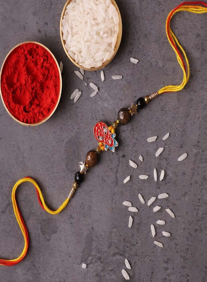 Shubhanjali Spiderman Protection Rakhi for Kids Pack of 6 | Superhero Cartoon Rakhi for Brother | Designer Raksha Bandhan Rakhi's for Little Bhaiya with Roli Chawal, Greeting Card & Potali Gift Set - Image 4