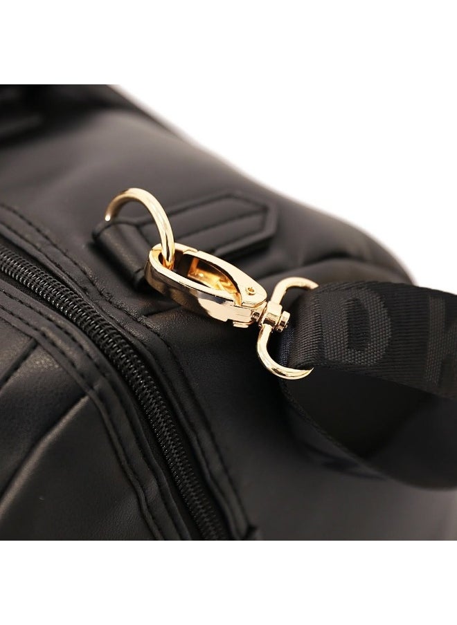 DKNY Impressionist Duffle Bags for Unisex | Ultra Lightweight Travel, Sports & Gym Duffle Bags Color Black  - Image 3
