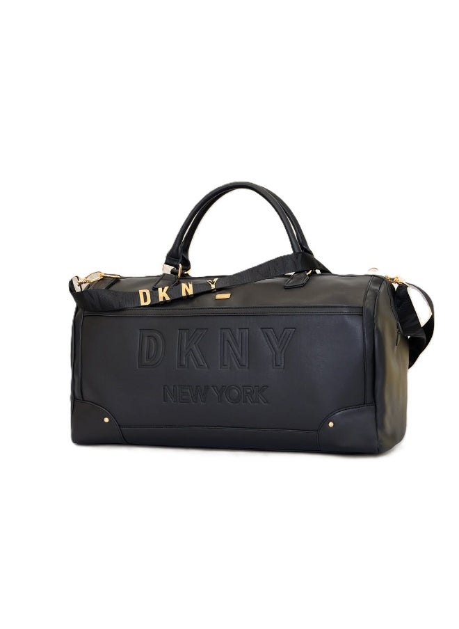 DKNY Impressionist Duffle Bags for Unisex | Ultra Lightweight Travel, Sports & Gym Duffle Bags Color Black  - Image 1