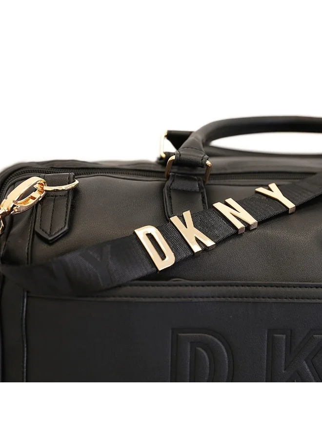 DKNY Impressionist Duffle Bags for Unisex | Ultra Lightweight Travel, Sports & Gym Duffle Bags Color Black