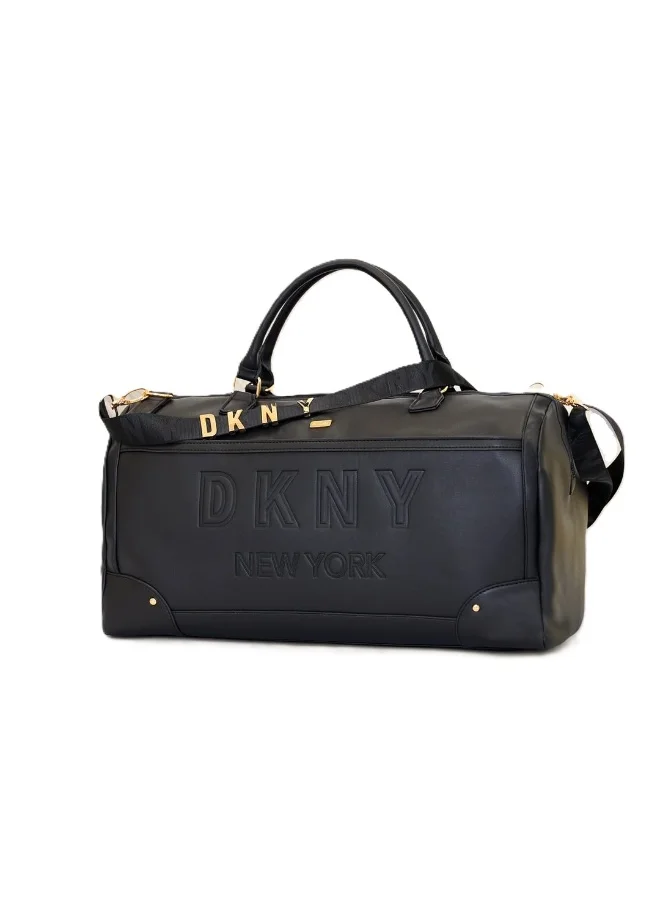 DKNY Impressionist Duffle Bags for Unisex | Ultra Lightweight Travel, Sports &amp; Gym Duffle Bags Color Black