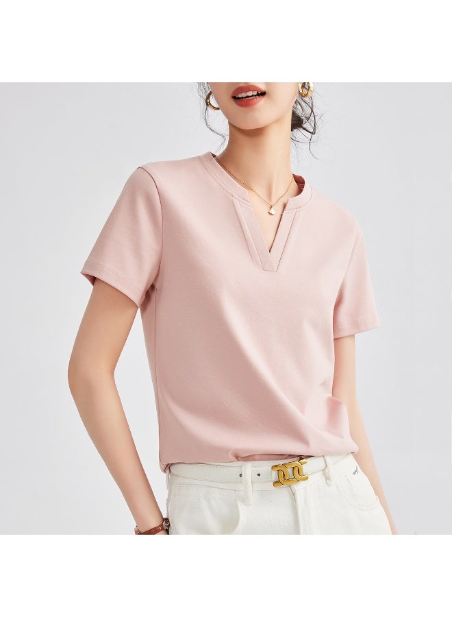 Nariele New Fashionable Shoulder Fit V-neck T-shirt - Image 1