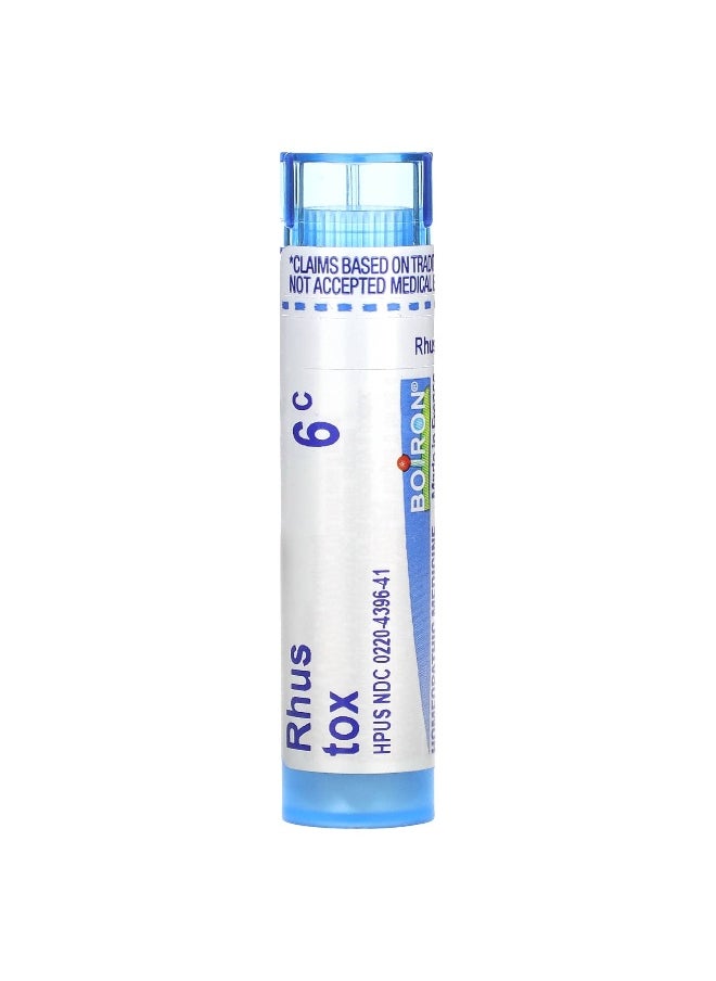 Boiron Boiron, Rhus Tox, 6C, Joint Pain Relief, Approx 80 Pellets  - Image 1