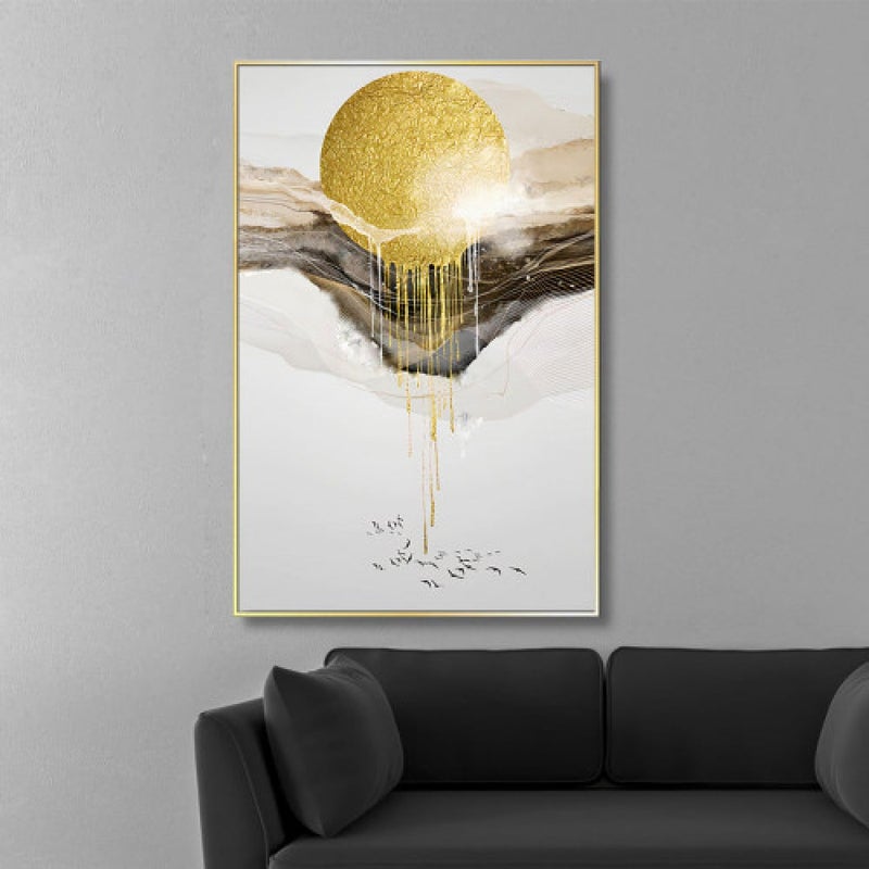 Marktna Modern design canvas painting with a hollow frame, size (50×70), one piece - Image 1