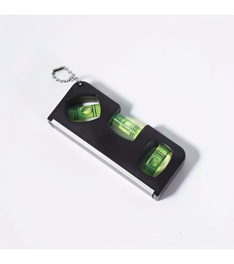 Spirit Level Keychain Portable ABS Bubble Level Tool for Precise Alignment Woodworking - Image 5