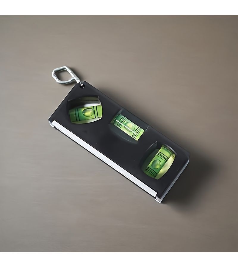 Spirit Level Keychain Portable ABS Bubble Level Tool for Precise Alignment Woodworking - Image 4