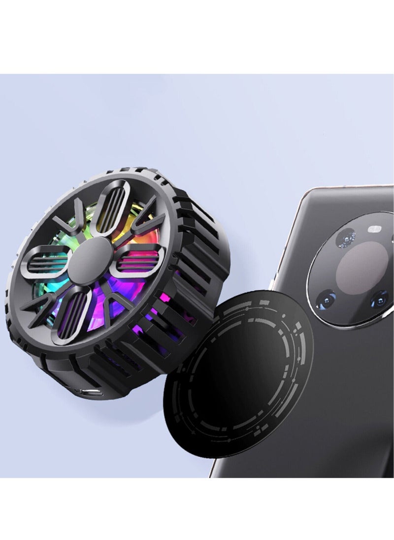 Generic Wireless Portable Mobile Phone Radiator Cooling Fan Magnetic Absorption Semiconductor Fast Cooling Fan For Mobile Phone And Tablet  - Image 4
