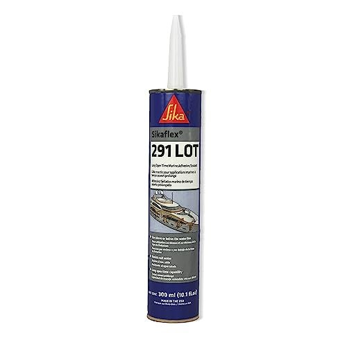 SIKA سيكا سيكافليكس-291 لوت أسود، لاصق ومSealant بحري متعدد الاستخدامات، مرن وغير قابل للتآكل - 10.1 أونصة سائلة - Image 1