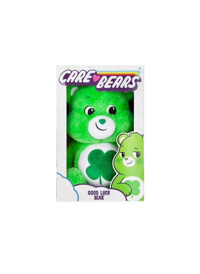 Care Bears Good Luck Bear Plush Toy (35 cm, Green) - Image 1