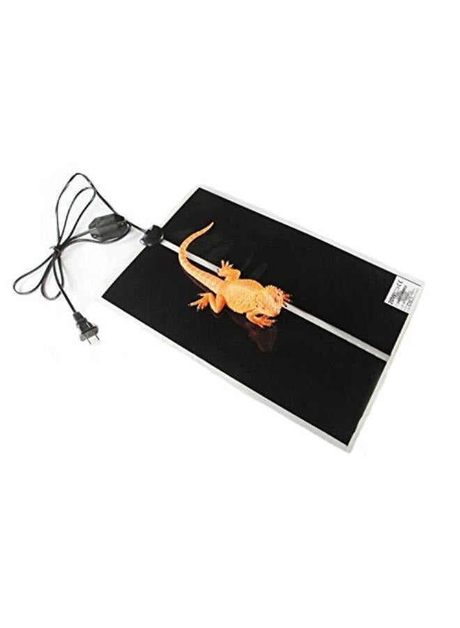 Reptile Heating Pad with Temperature Control, Adjustable Heat Mat for Reptiles Turtle, Aquarium Terrarium Heater 5W/ 7W/ 14W/ 20W/ 28W/ 35W - Image 1