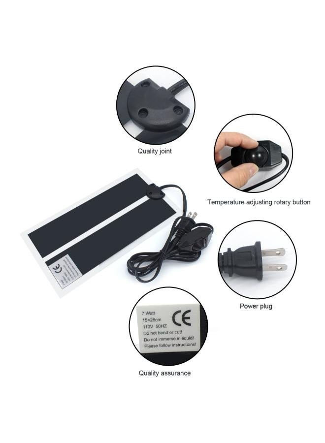 Reptile Heating Pad with Temperature Control, Adjustable Heat Mat for Reptiles Turtle, Aquarium Terrarium Heater 5W/ 7W/ 14W/ 20W/ 28W/ 35W - Image 4