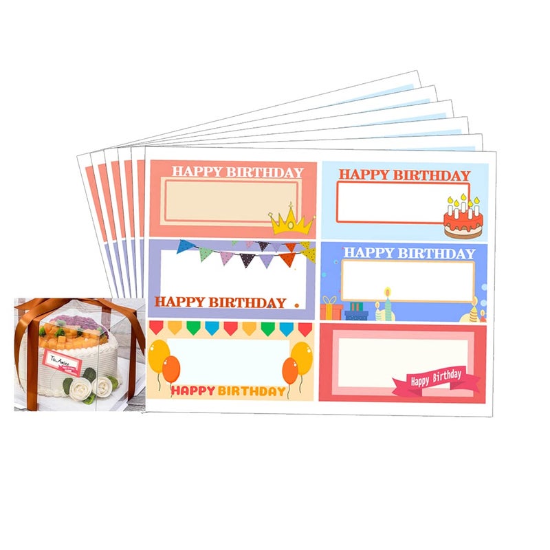 Happy Birthday Gift Tags Sticker1x2 Inch Happy Birthday to and from Name StickerBirthday Calendar StickersPresent Stickers200 Pcs