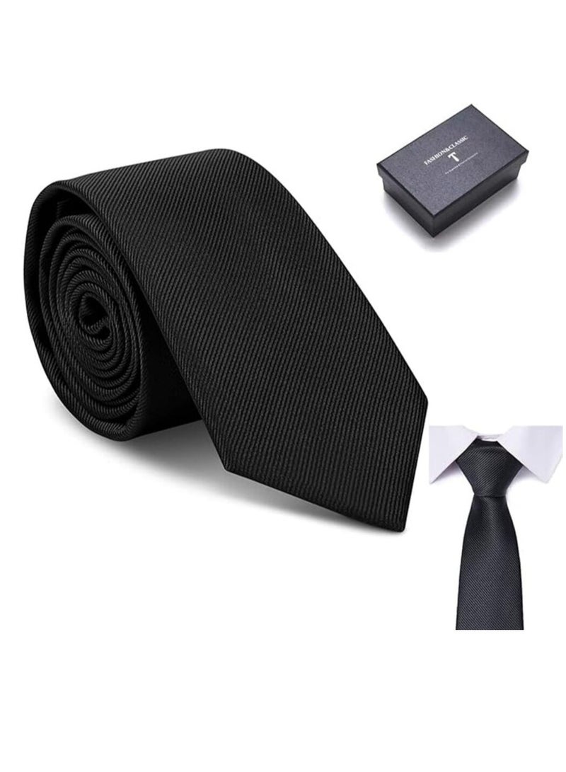 LYNLYN Ties for Men Set with Pocket Square Cufflink and Tie Clip | Necktie Handkerchief in Gift Box - Image 1