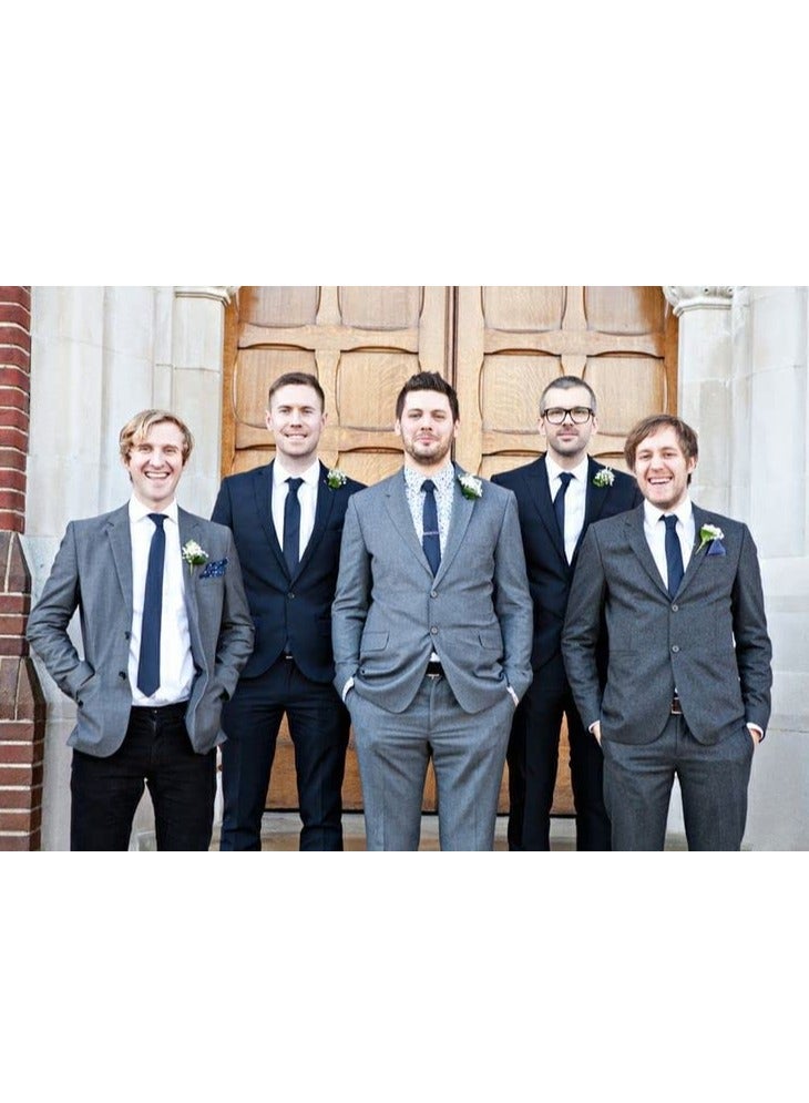 LYNLYN Ties for Men Set with Pocket Square Cufflink and Tie Clip | Necktie Handkerchief in Gift Box - Image 4