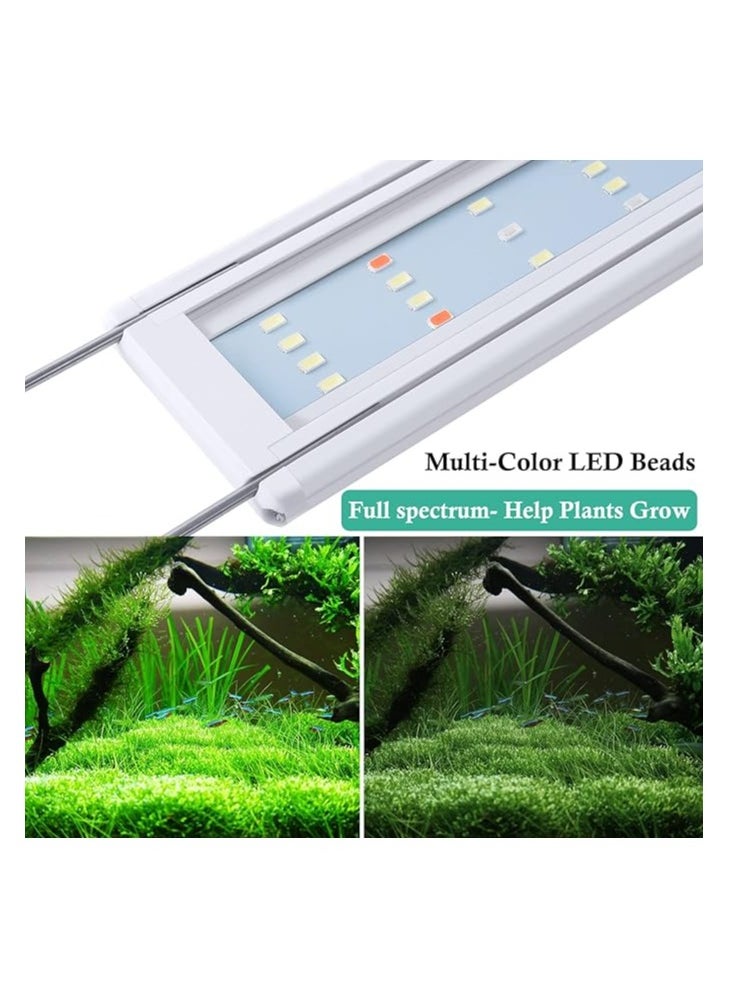Generic TAMAM AQUARIUM  Full Spectrum LED Aquarium Light, Classic Fish Tank Light with Timer,Fish Tank Plant Light with Stable Extendable Brackets (30-45cm)  - Image 3