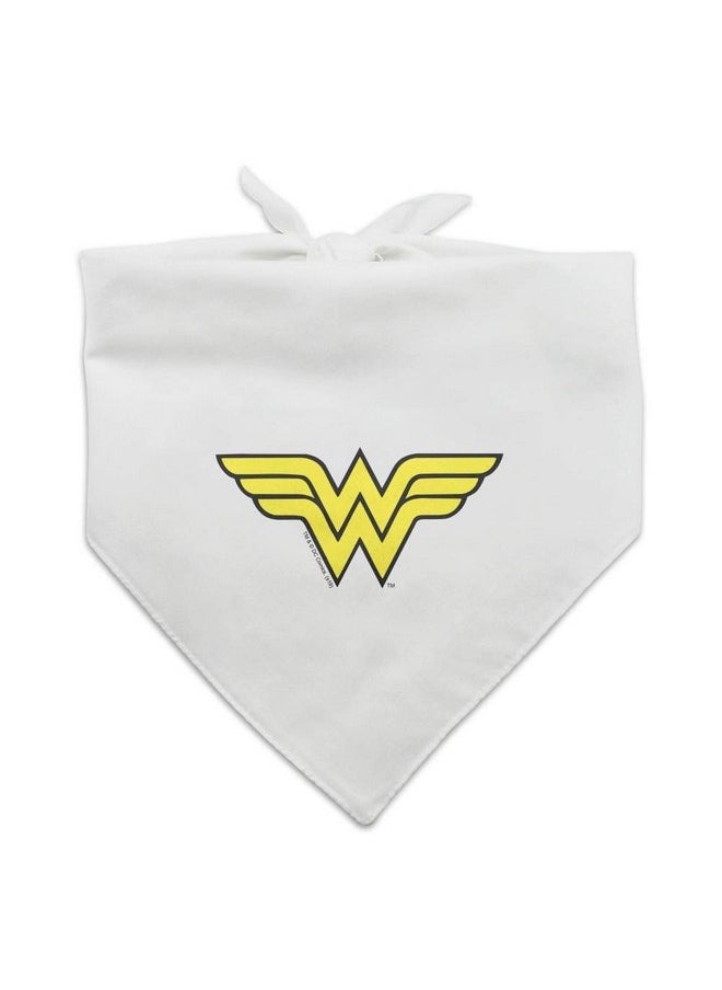 GRAPHICS & MORE - GRAPHICS & MORE Wonder Woman Classic Logo Dog Pet Bandana - Image 1
